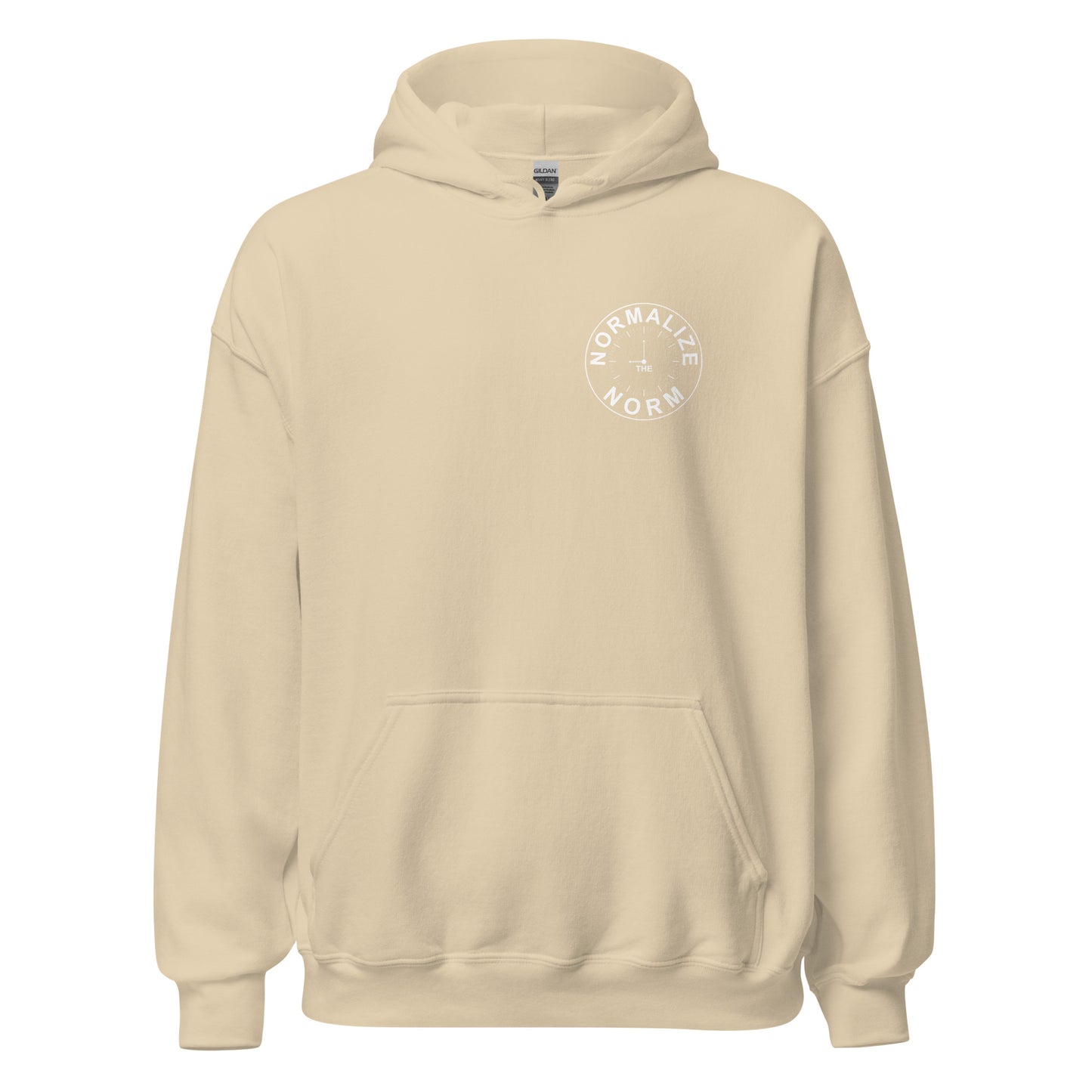 Normalize the Norm Hoodie (Small Logo / Free Shipping)